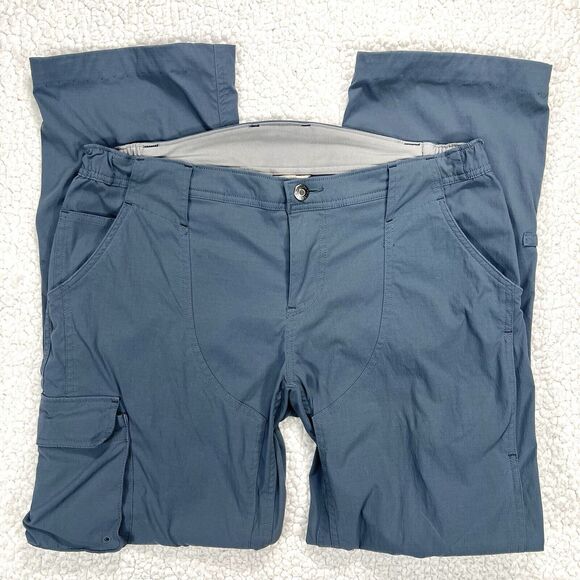 Duluth Trading Co. Hiking Pants Men’s 33x30 Blue Ripstop Breathable Lightweight - Picture 1 of 12